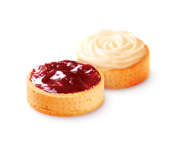 French tarts with custard cream