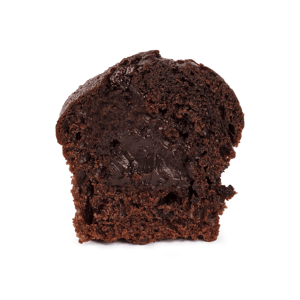 Maffins with chocolate fillings
