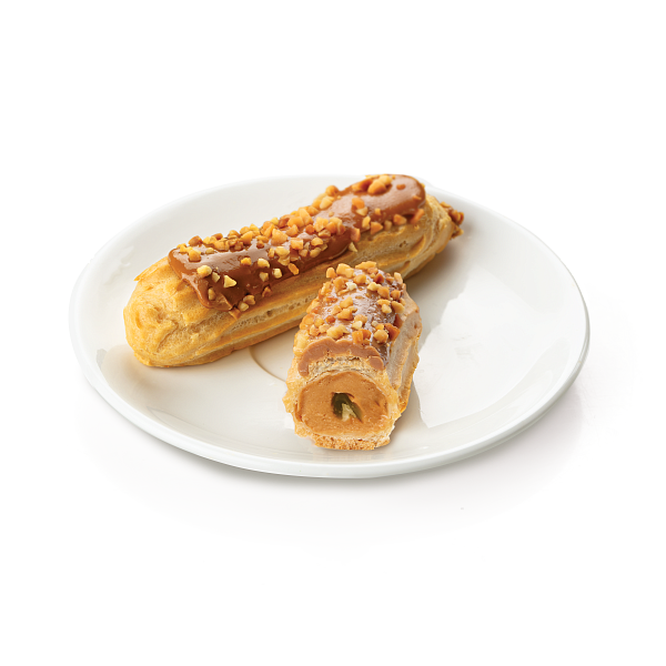 Pear-Caramel Eclairs