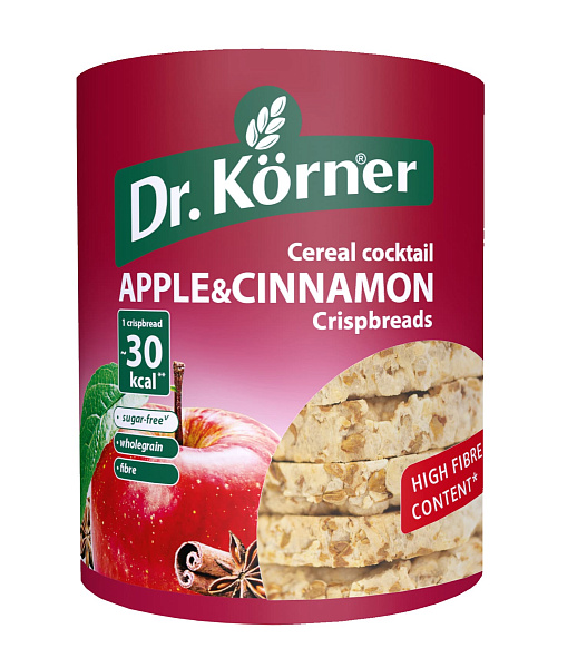 Multigrain cakes with apple and cinnamon  flavour