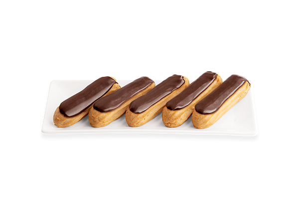 Eclairs with custard cream
